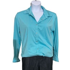 Women’s Ranch Dressn top size 1XL Pearl buttons western cowboy